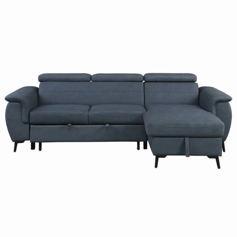 Sofas & Sectionals * | Lexicon Home Michigan Sectional Collection, Blue