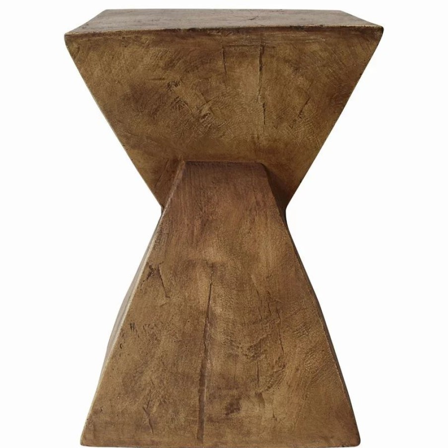 Coffee & Accent Tables * | Gdfstudio Gdf Studio Jerod Indoor Lightweight Concrete Accent Table, Natural