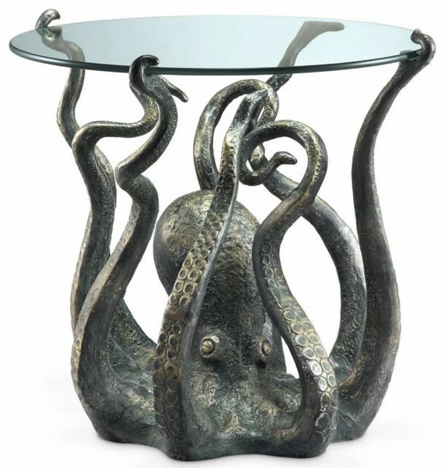 Coffee & Accent Tables * | Octopus End Table By Spi Home