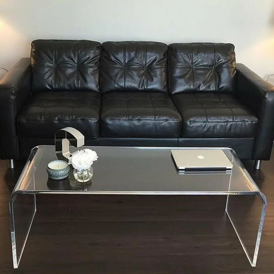 Coffee & Accent Tables * | Southeastflorida Acrylic Coffee Table Lucite, 50 X20 X17 , 3/4 Thick