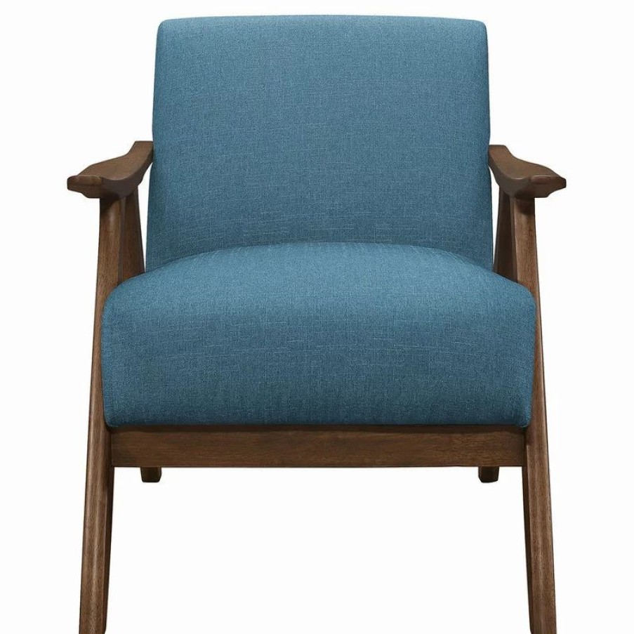 Chairs * | Lexicon Home Verona Accent Chair, Blue