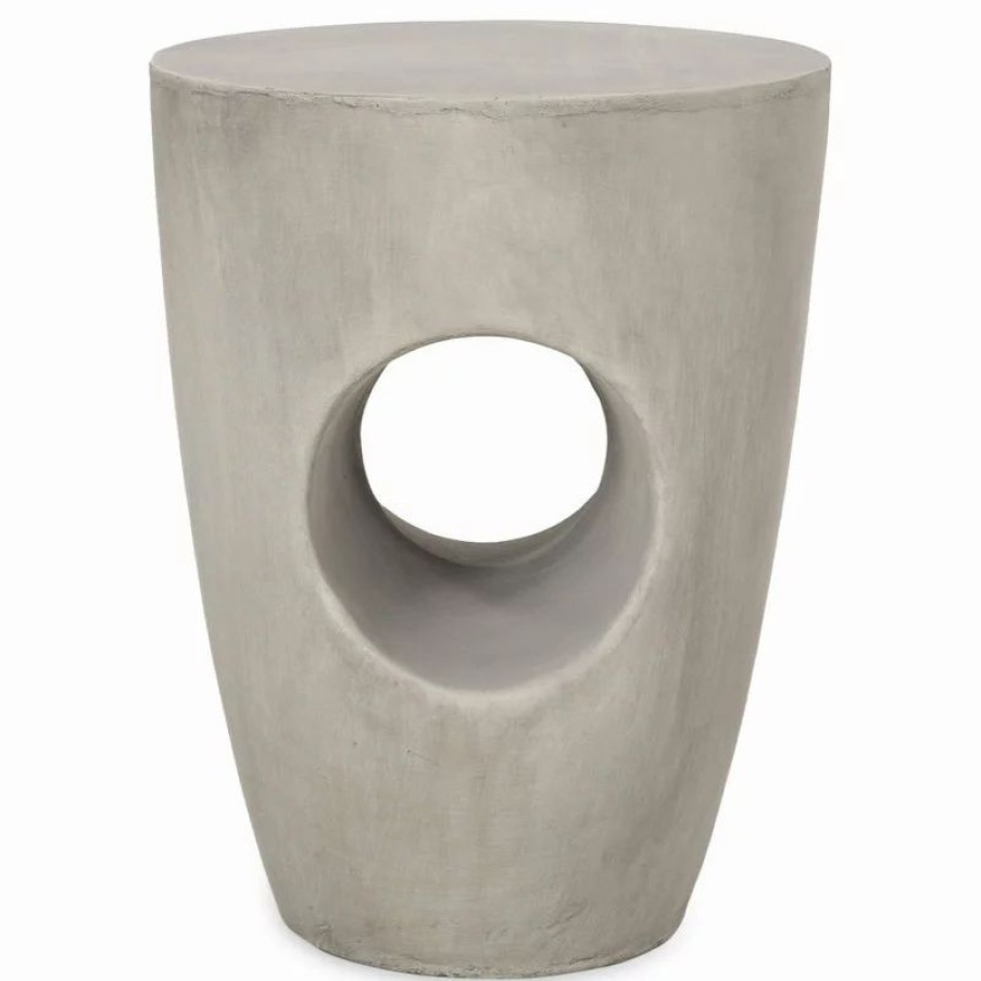 Coffee & Accent Tables * | Gdfstudio Zayd Indoor Lightweight Concrete Accent Side Table