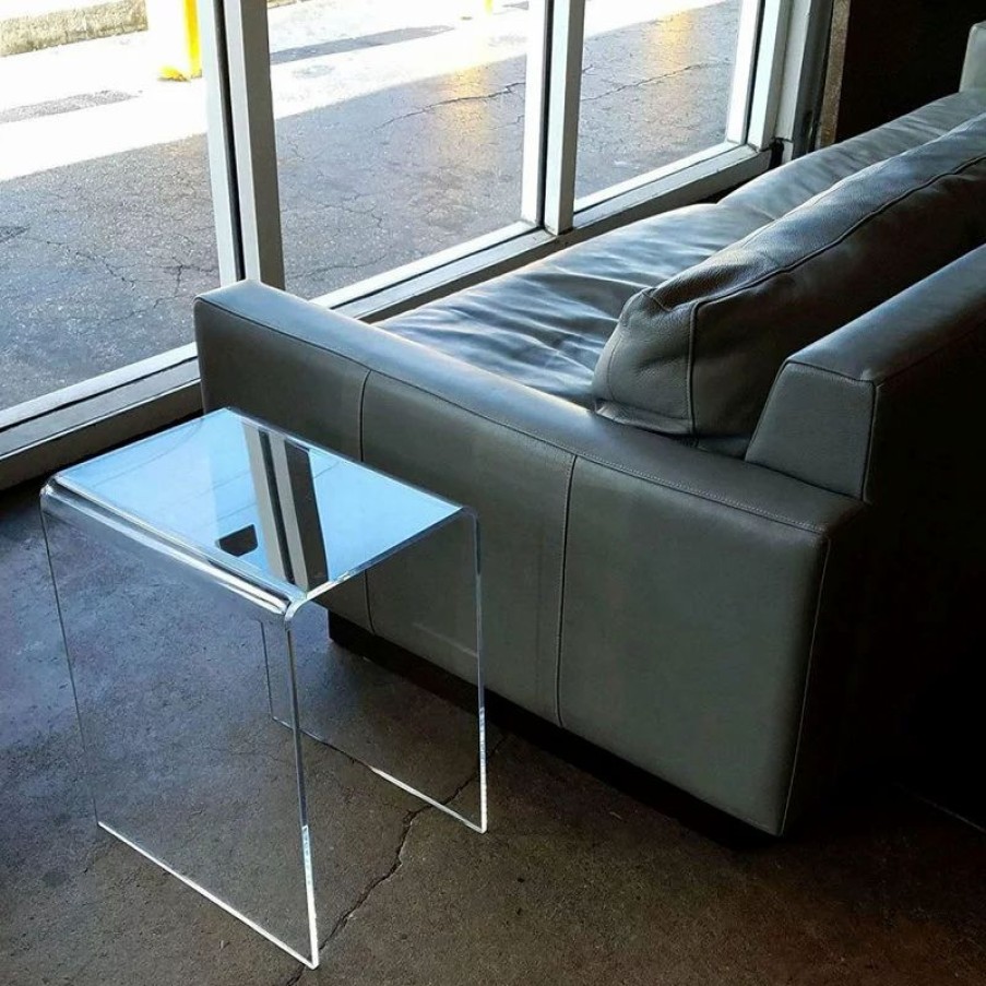 Coffee & Accent Tables * | Southeastflorida Clear Acrylic End Table, 16 X12 X19 , 3/8 Thick