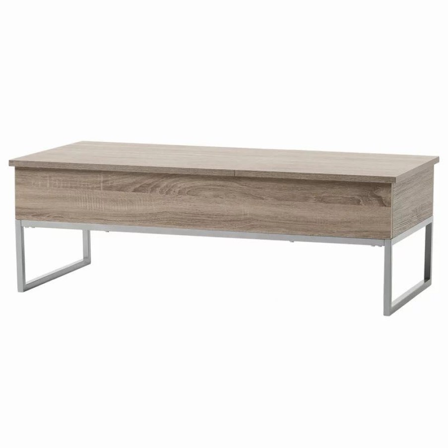 Coffee & Accent Tables * | Gdfstudio Gdf Studio Ditmar Natural Brown Lift Top Storage Coffee Table