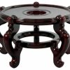 Coffee & Accent Tables * | Oriental Furniture Rosewood Fishbowl Stand, Size 14.5 Base Diameter