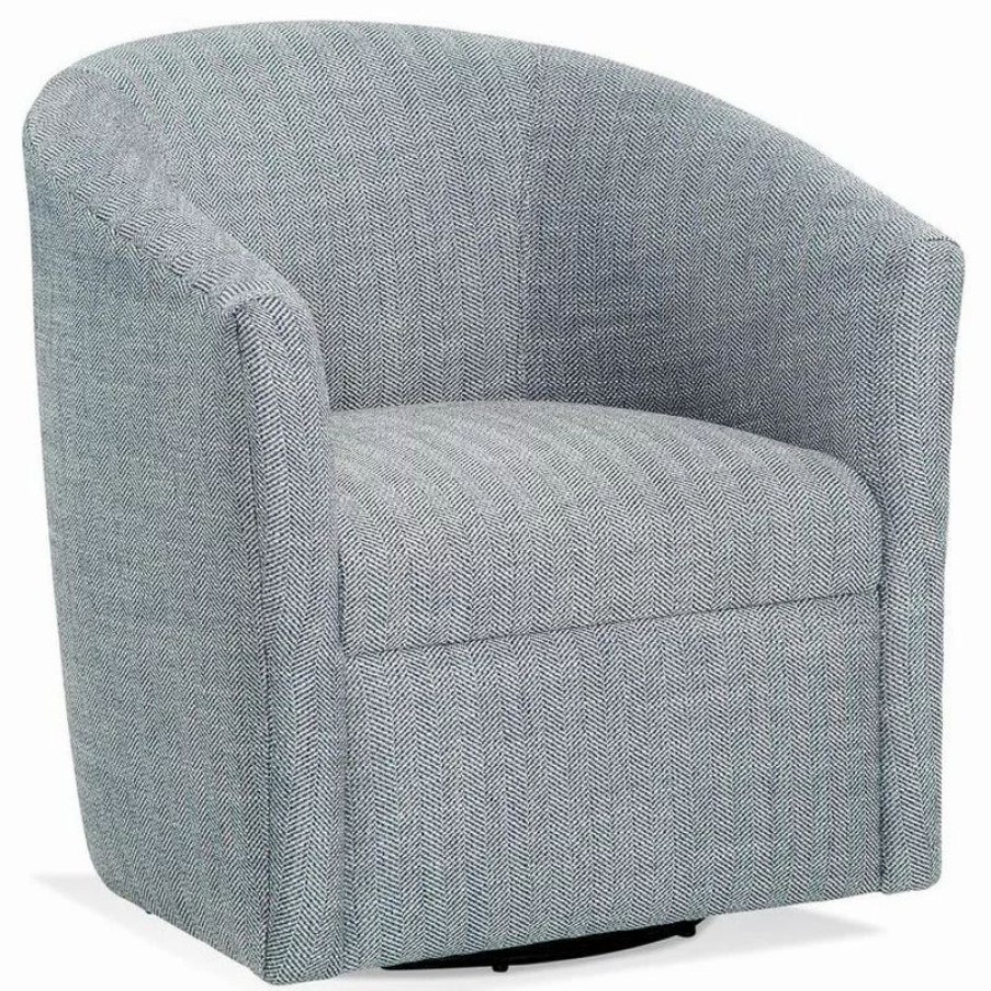 Chairs * | Comfort Pointe Lynton Swivel Chair, Indigo