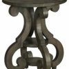 Coffee & Accent Tables * | Magnussen Home Furnishings Magnussen Bellamy Round Accent End Table In Peppercorn