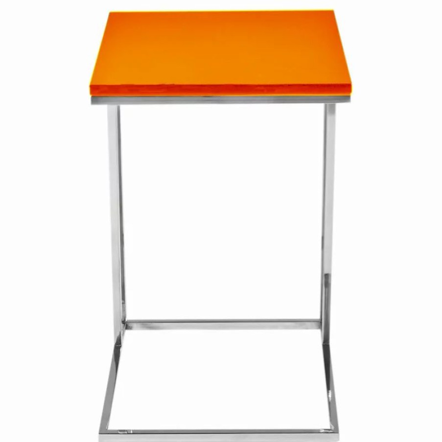 Coffee & Accent Tables * | Pangea Home Smash Tray Table, Orange