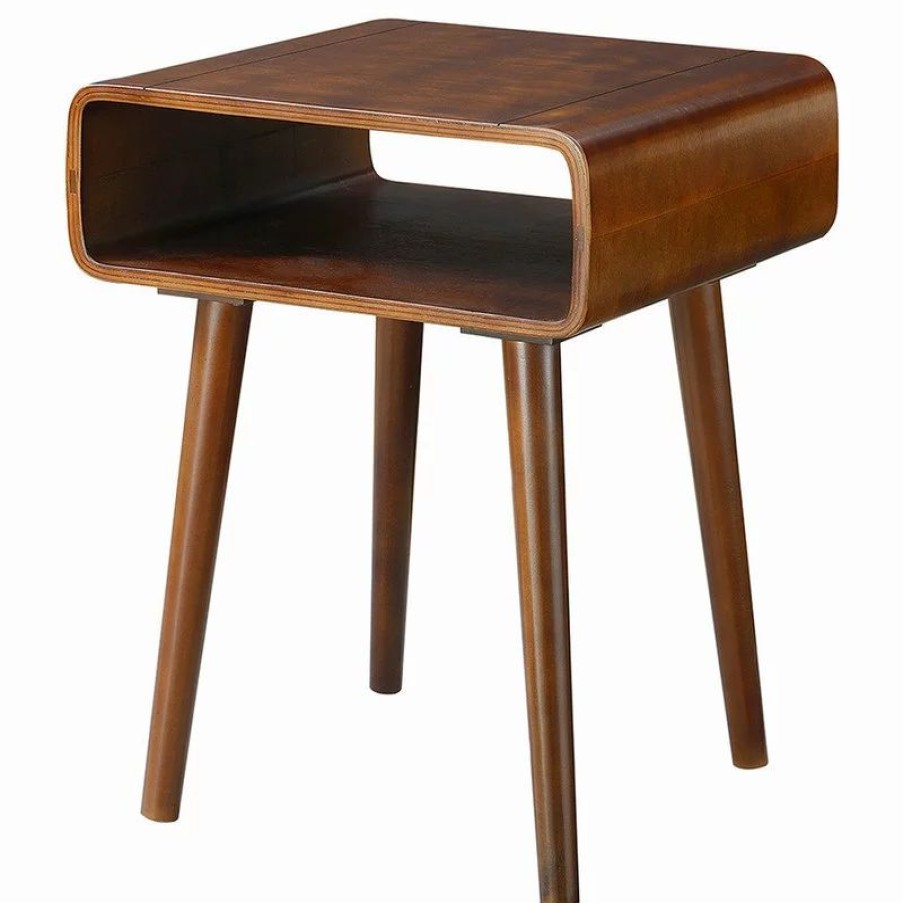 Coffee & Accent Tables * | Convenience Concepts Napa Valley End Table In Espresso Wood Finish