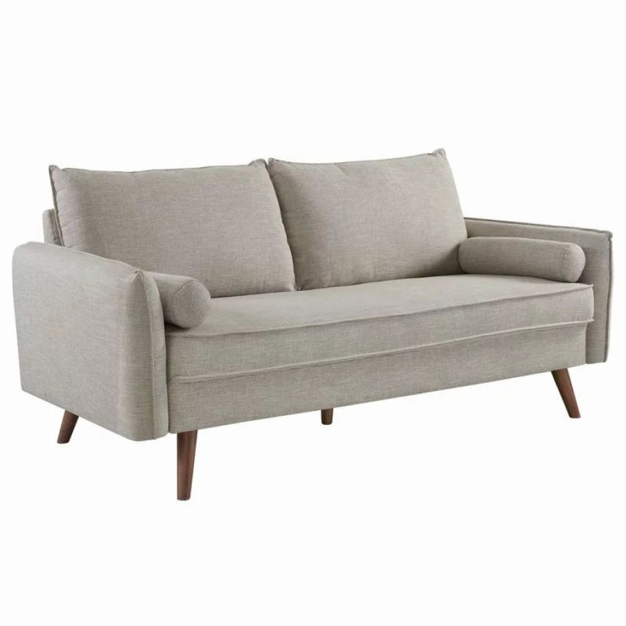 Sofas & Sectionals * | Lexmod Revive Upholstered Fabric Sofa, Beige