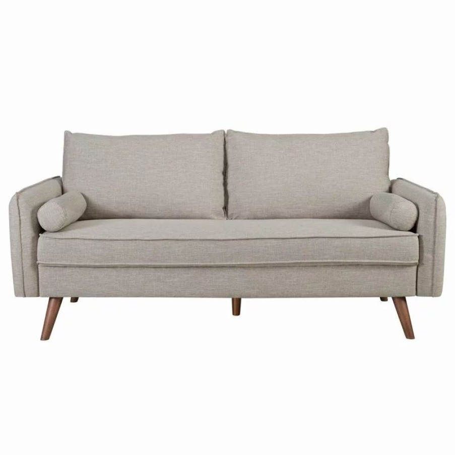 Sofas & Sectionals * | Lexmod Revive Upholstered Fabric Sofa, Beige