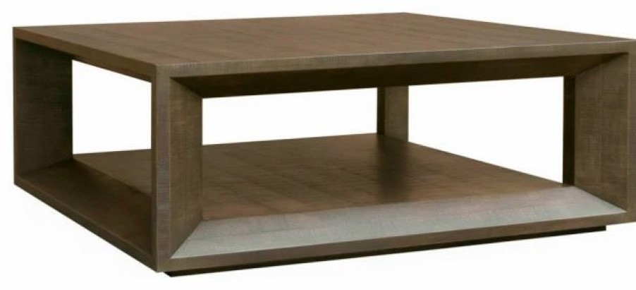 Coffee & Accent Tables * | Mandalay Home Furnishings, Inc. Bellagio Small Cocktail Table, Textured Smoke Gray