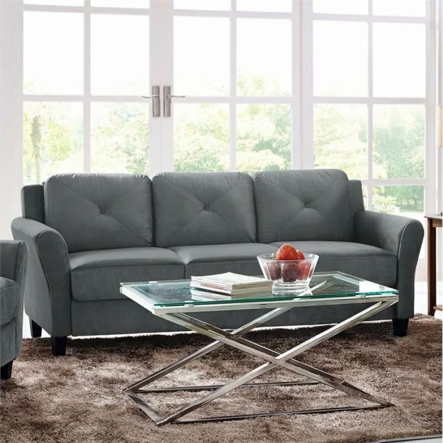 Sofas & Sectionals * | Hawthorne Collections Sofa In Dark Gray