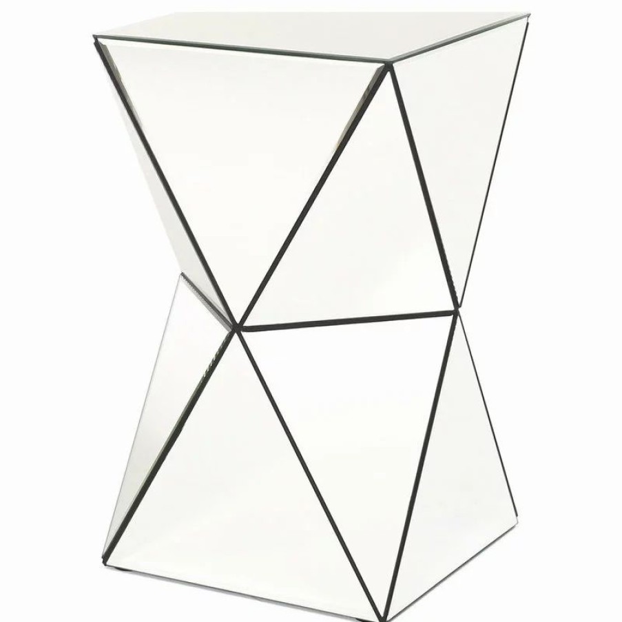 Coffee & Accent Tables * | Gdfstudio Gdf Studio Aedon Modern Mirrored Side Table