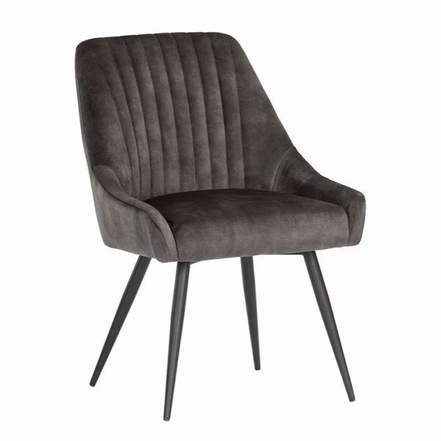 Chairs * | Mod The Remi Dining Chair, Brown, Polyester