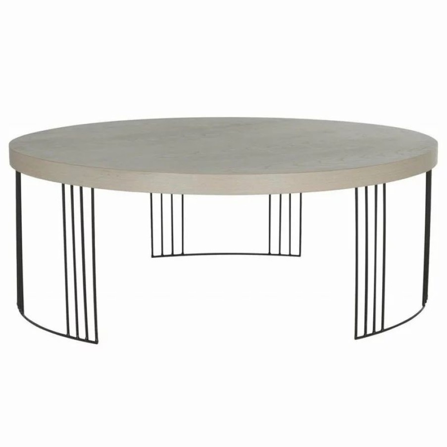 Coffee & Accent Tables * | Safavieh Keelin Mid-Century Scandinavian Wood Coffee Table, Gray/Black