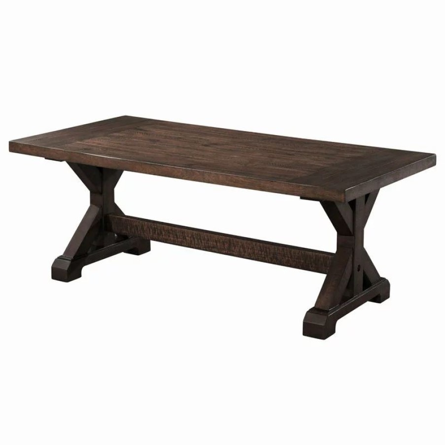 Coffee & Accent Tables * | Picket House Flynn Trestle Coffee Table