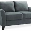 Sofas & Sectionals * | Pemberly Row Loveseat In Dark Gray