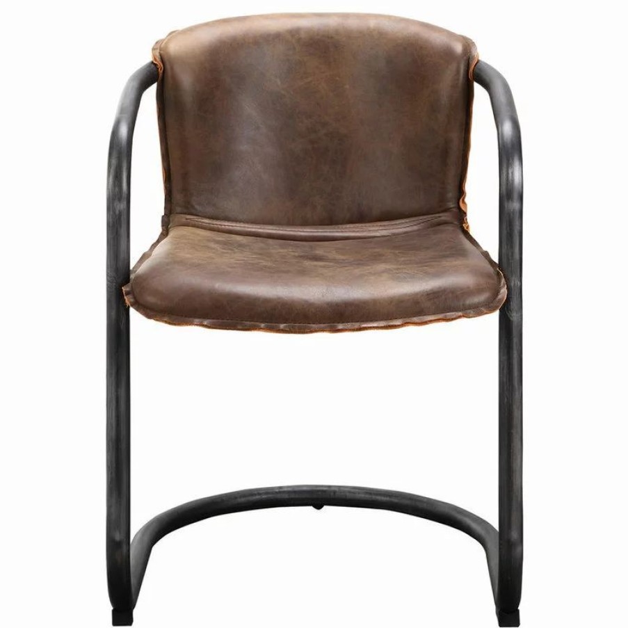 Chairs * | Moe'S Home Collection Moe'S Home Benedict Dining Chairs, Light Brown, Set Of 2