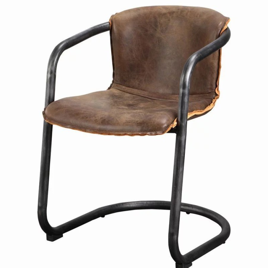 Chairs * | Moe'S Home Collection Moe'S Home Benedict Dining Chairs, Light Brown, Set Of 2