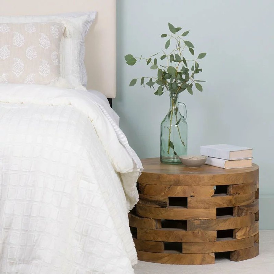 Coffee & Accent Tables * | East At Main Primrose Teak Coffee Table