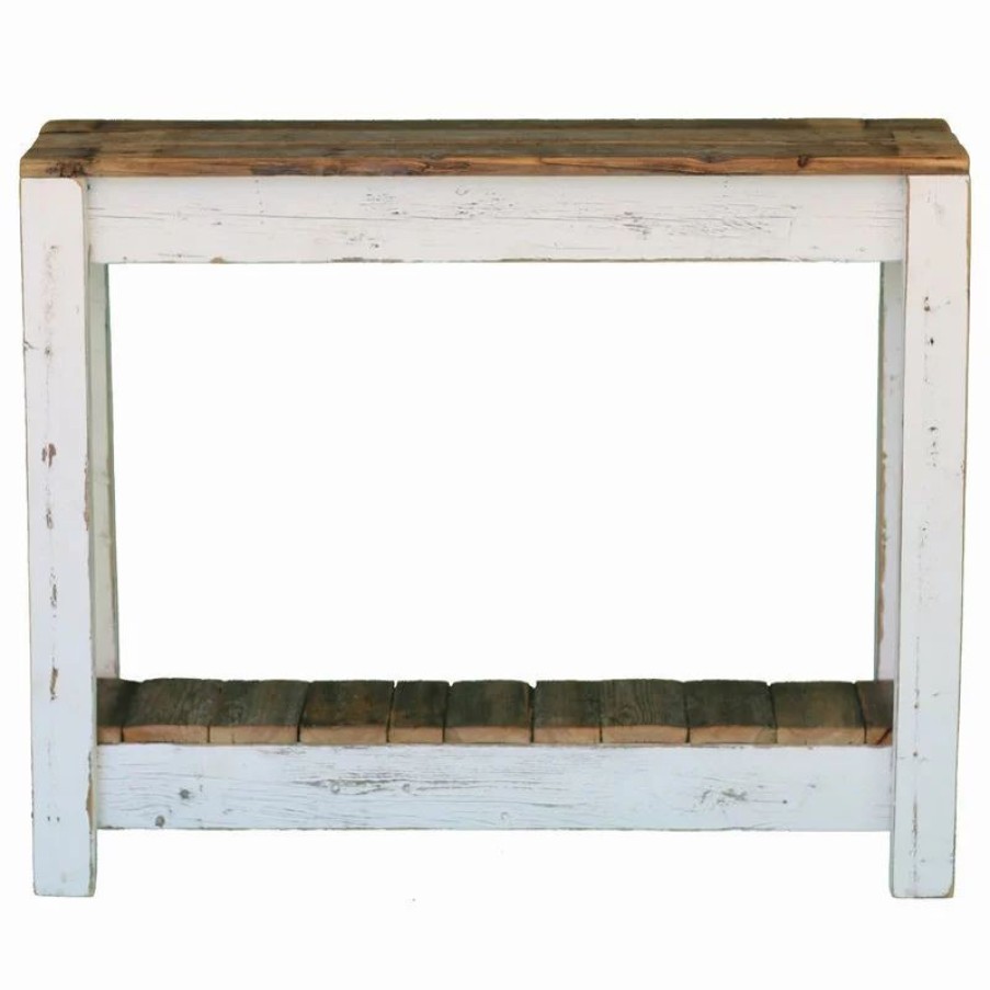 Console Tables * | Doug And Cristy Designs 36 Combo Console, White