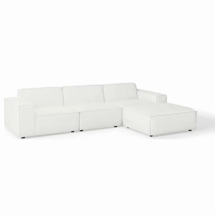 Sofas & Sectionals * | Lexmod Restore 4-Piece Sectional Sofa, White