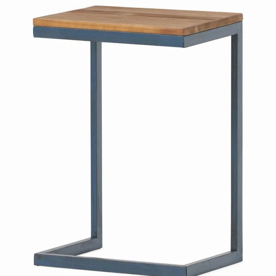 Coffee & Accent Tables * | Gdfstudio Gdf Studio Ramona Fir Wood Antique Accent Table, Large