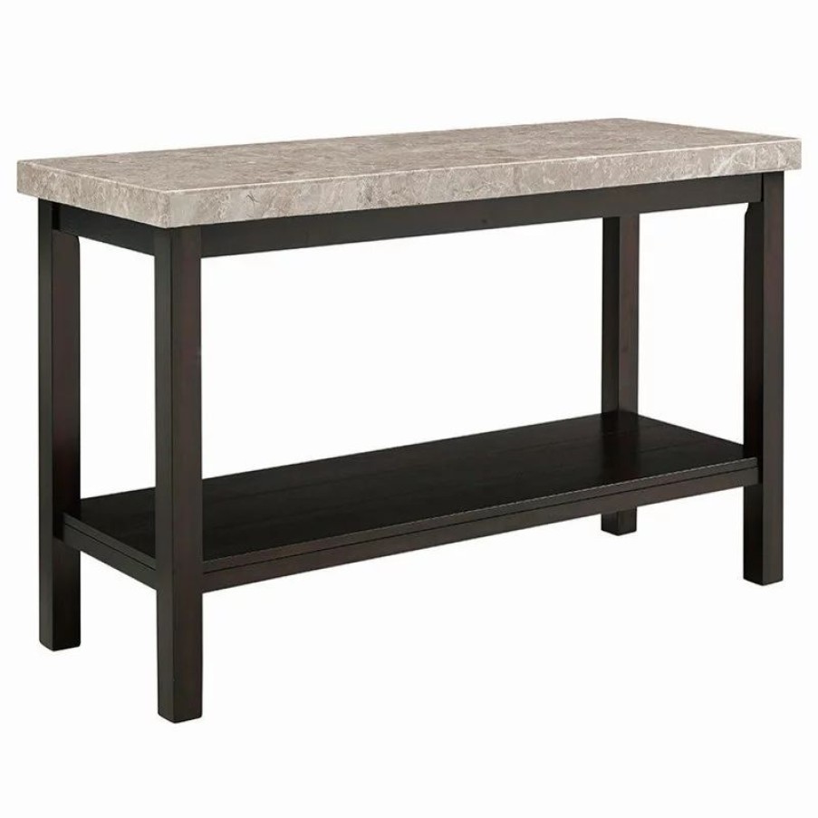 Console Tables * | Picket House Furnishings Caleb Sofa Table W/ Marble Top