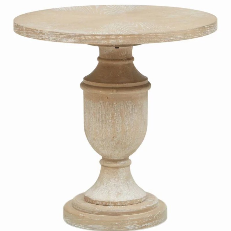 Coffee & Accent Tables * | Olliix Madison Park Farmhouse Garcia Round Accent Table