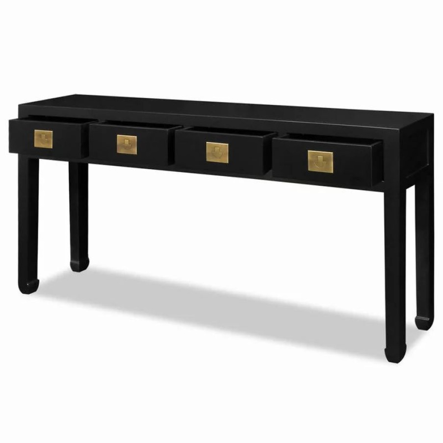 Console Tables * | China Furniture And Arts Elmwood Ming Console Table, 72 X13 X32