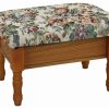 Footstools & Ottomans * | Megahome Footstool With Storage, Oak
