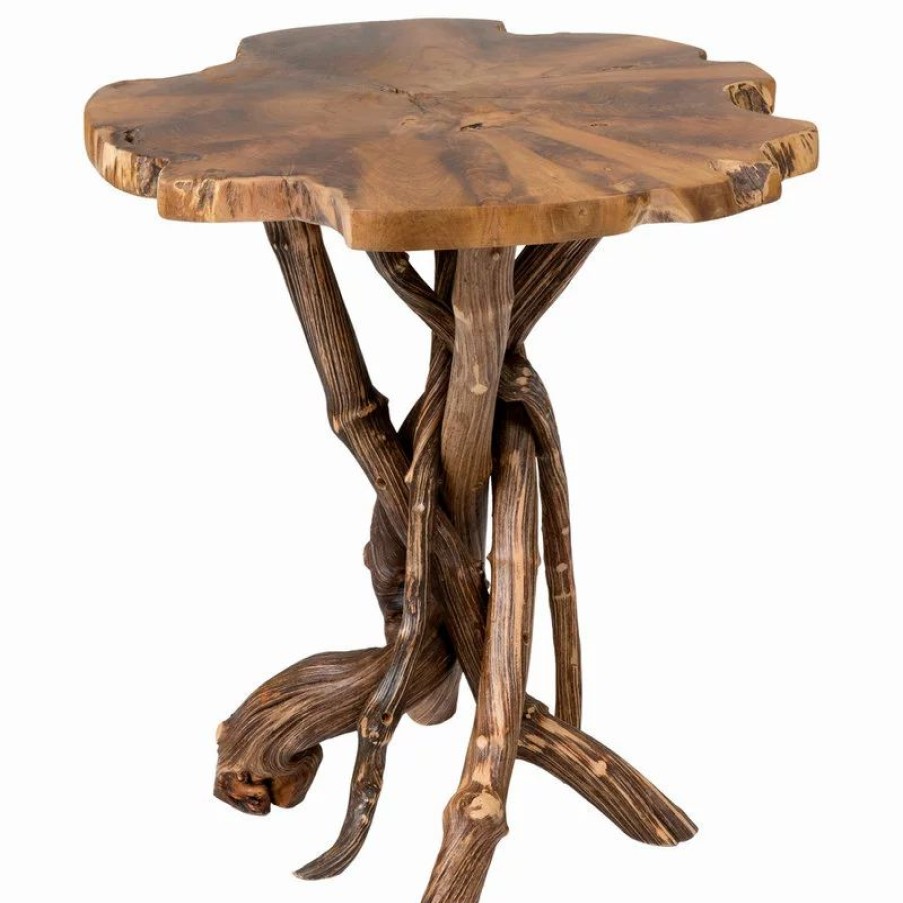 Coffee & Accent Tables * | East At Main Lucille End Table, Brown