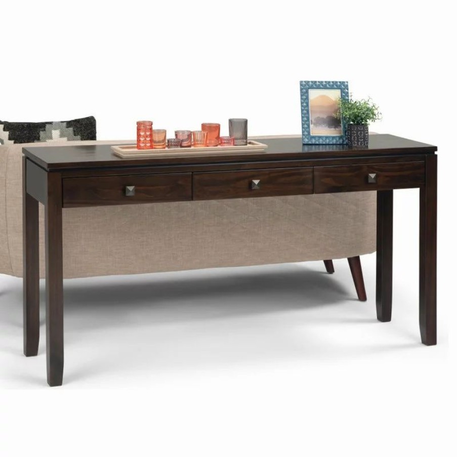 Console Tables * | Simpli Home Ltd. Cosmopolitan Wide Console Sofa Table