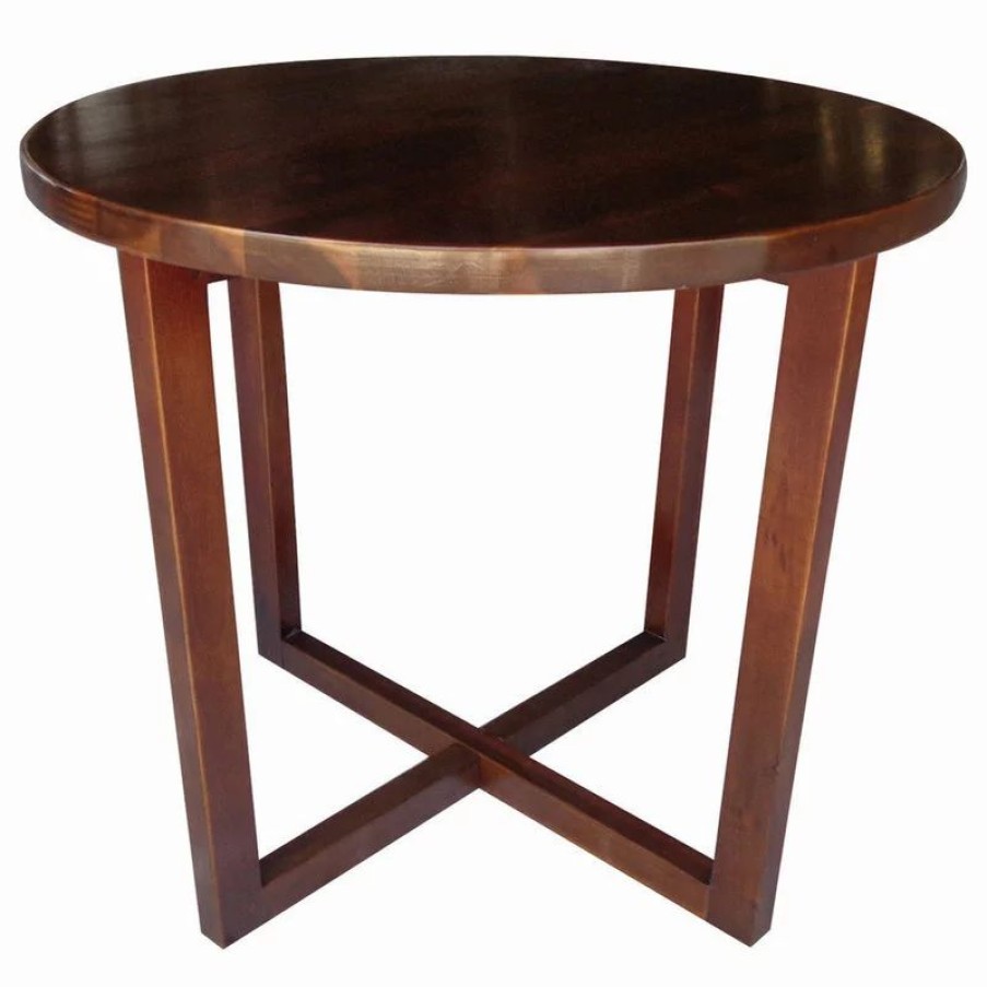 Coffee & Accent Tables * | Gdfstudio Gdf Studio Tanzania Rich Mahogany Wood End Table