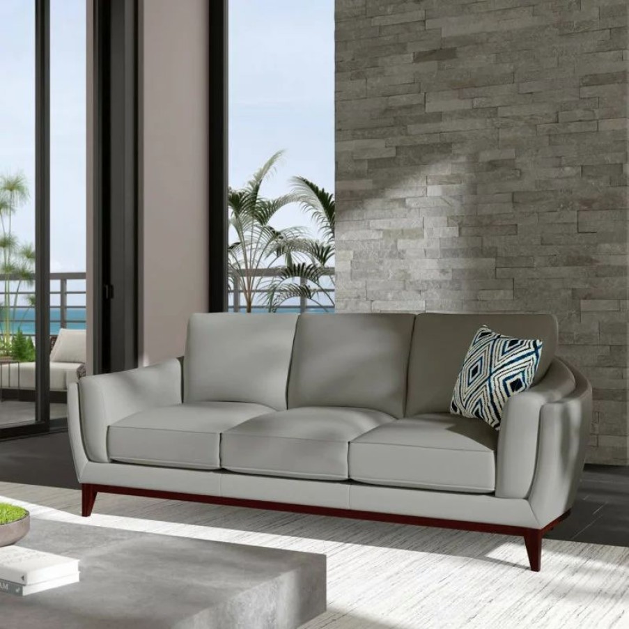 Sofas & Sectionals * | Hello Sofa Home Rio Top Grain Leather Sofa