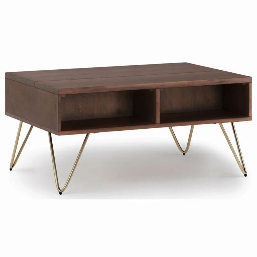 Coffee & Accent Tables * | Simpli Home Ltd. Hunter Small Lift Top Coffee Table