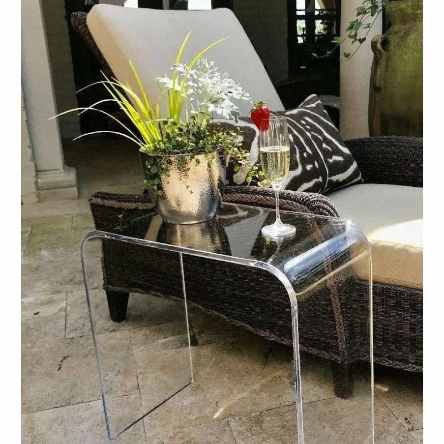 Coffee & Accent Tables * | Southeastflorida Acrylic End Table, 21 X12 X21 , 1/2 Thick, Clear