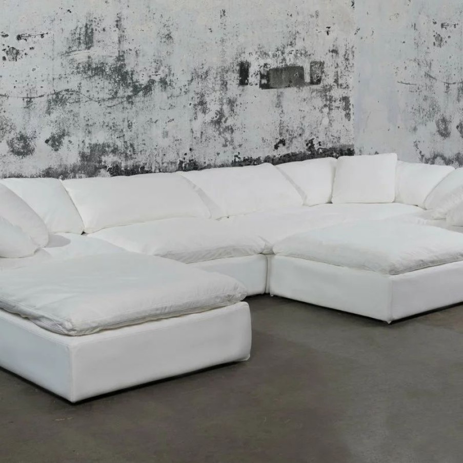 Sofas & Sectionals * | Sunset Trading 7 Piece Slipcovered Sofa With Ottomans Su-1458-81-3C-2A-2O