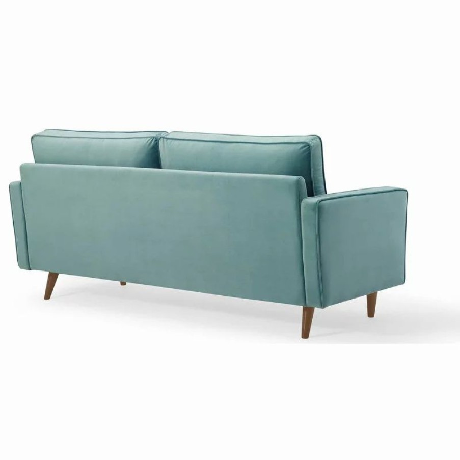 Sofas & Sectionals * | Lexmod Valour Performance Velvet Sofa, Mint