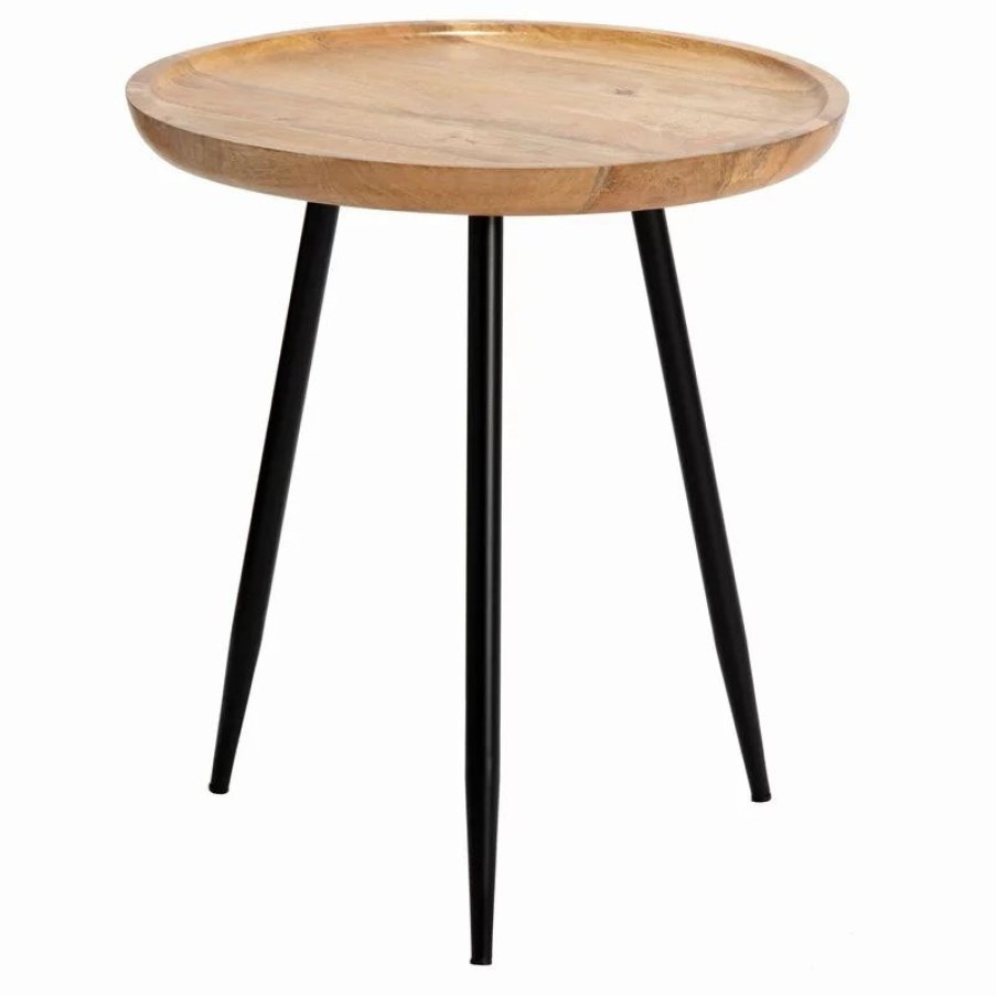 Coffee & Accent Tables * | Madeleine Home Inc. Chervey Tri Pin Side Table, Natural