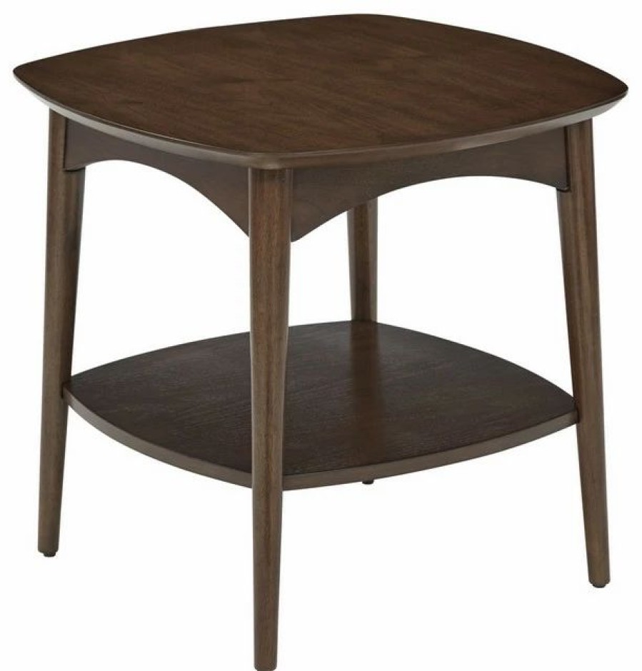 Coffee & Accent Tables * | Office Star Products Copenhagen Accent Table, Walnut
