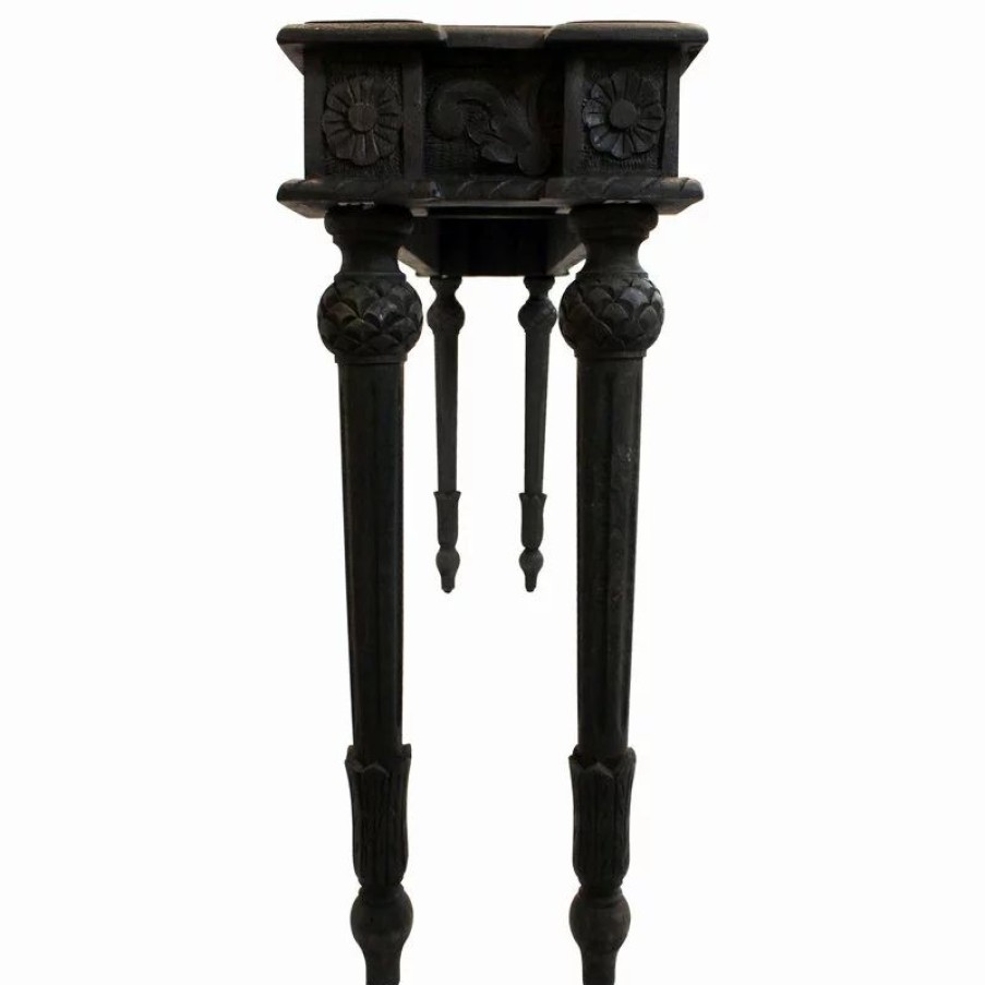 Console Tables * | Moti Tigard Console Table, Gray Antique
