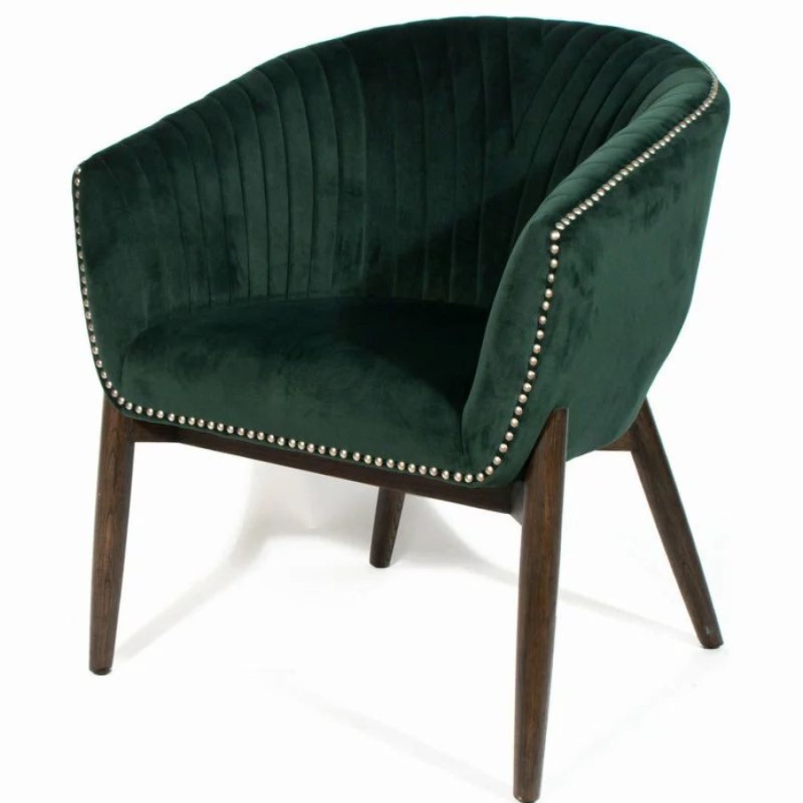 Chairs * | Gild Nadia Club Chair, Green