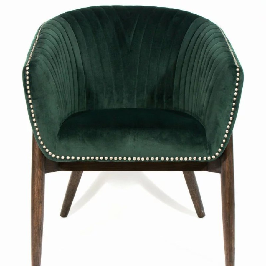 Chairs * | Gild Nadia Club Chair, Green