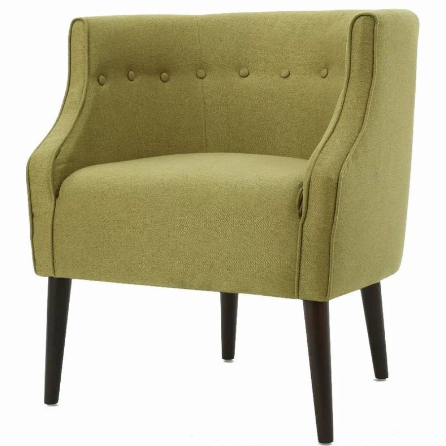 Chairs * | Gdfstudio Gdf Studio Davidson Tub Design Upholstered Accent Chair, Green