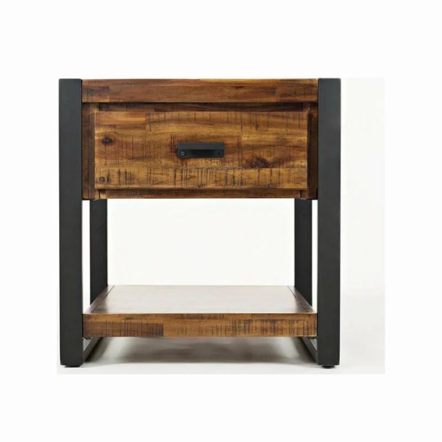 Coffee & Accent Tables * | Jofran Loftworks End Table W/Drawer