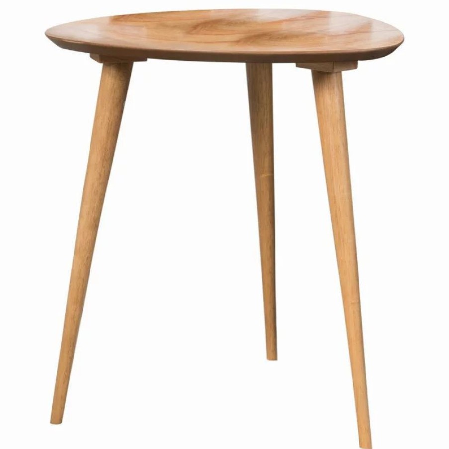 Coffee & Accent Tables * | Gdfstudio Gdf Studio Finnian Wood Finish End Table, Natural