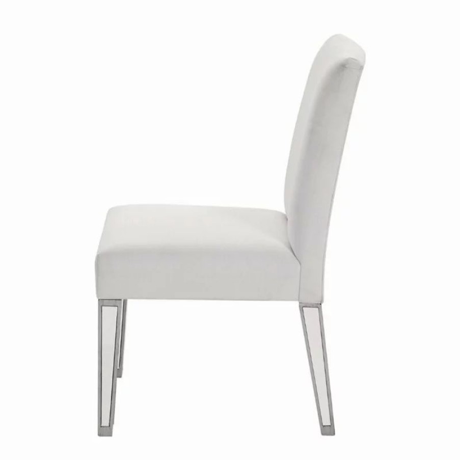 Chairs * | Elegant Furniture & Lighting Chamberlan Clear Mirror Chair
