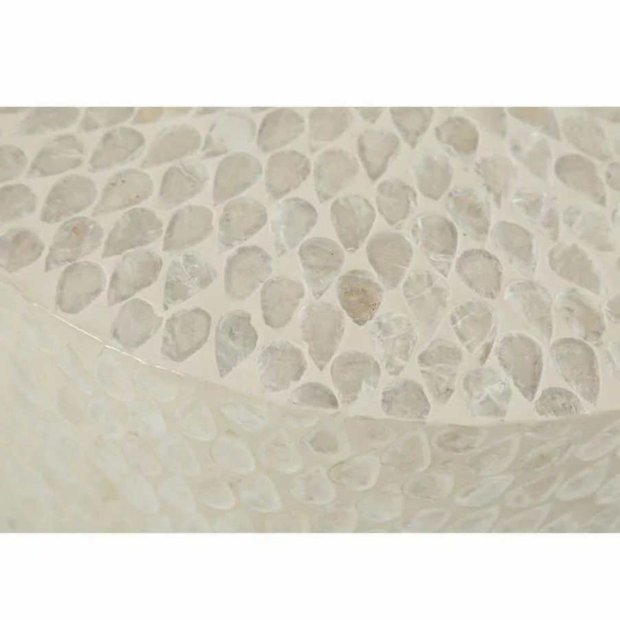 Coffee & Accent Tables * | Jofran Global Archive Round Capiz Accent Table, Natural